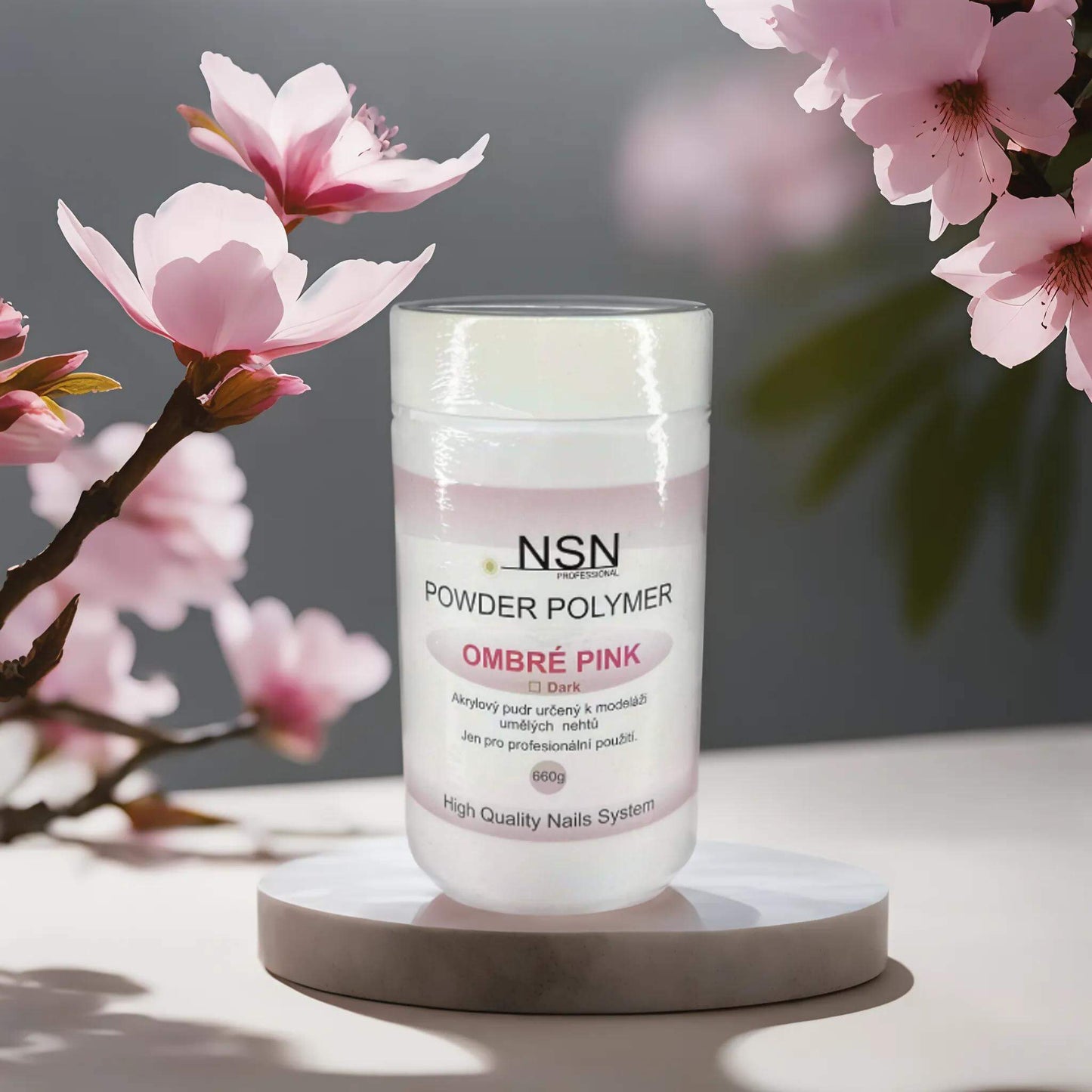 NSN Acrylic Powder Ombré Pink